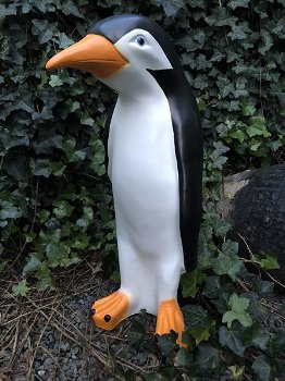 Pinguin beeld in kleur, polystein-show-tuin deco-pinquin - 4
