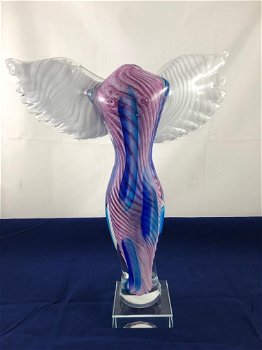Prachtig glazen murano beeld NIKE glas-engel -deco - 0