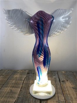 Prachtig glazen murano beeld NIKE glas-engel -deco - 1