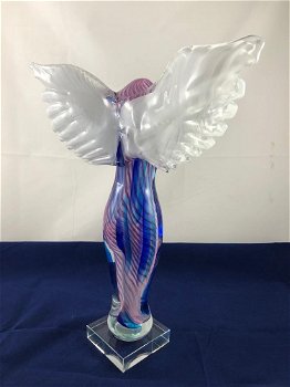 Prachtig glazen murano beeld NIKE glas-engel -deco - 6
