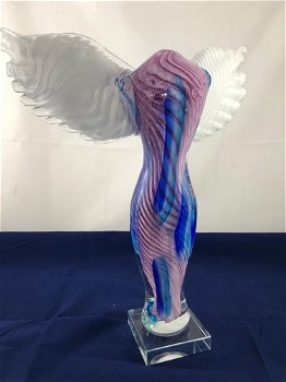 Prachtig glazen murano beeld NIKE glas-engel -deco - 7