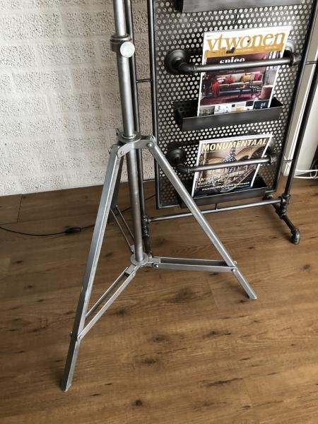 industriële 4 spot-studio-film lamp- statief, zwaar uitvoe - Afbeelding 2
