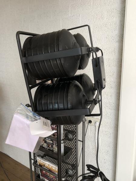 industriële 4 spot-studio-film lamp-zware uitvoering-zwart - Afbeelding 6