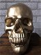 Skull-schedel, uit Polystein, gold-schedel -deco - - 4 - Thumbnail