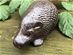 Tuin Egel beeld gietijzer bruin.-beeld-egel-deco - 1 - Thumbnail