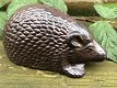 Tuin Egel beeld gietijzer bruin.-beeld-egel-deco - 3 - Thumbnail