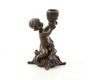 Een bronzen beeld kandelaar, jongen-kaarshouder-houder - 7 - Thumbnail