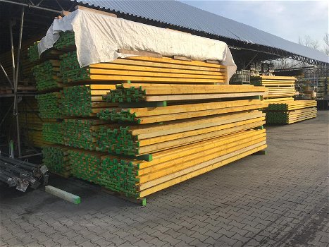 Houten liggers H-20 2,65 m R 100 stuks - 1