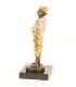 Een bronzen beeld- fluitende jongen-jongen-brons-beeld - 2 - Thumbnail