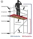 Steiger Type RUX staal 105m2 platformen 2,5m - 1 - Thumbnail