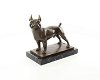 Een bronzen beeld van een franse bulldog-bulldog-hond - 0 - Thumbnail