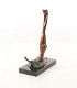 brons beeld/sculptuur-gecamoufleerde vrouw-beeld-kunst - 3 - Thumbnail