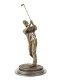 Een bronzen golfer -beeld-golf-beeld brons-decoratie - 1 - Thumbnail