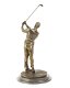 Een bronzen golfer -beeld-golf-beeld brons-decoratie - 4 - Thumbnail