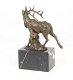 Een bronzen beeld van een hert -beeld-brons - 4 - Thumbnail