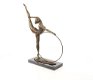Danseres bronzen beeld-hoelahoep-danser-brons-turnen - 6 - Thumbnail