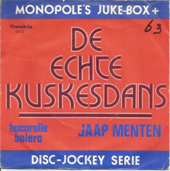 Jaap Menten ‎– De Echte Kuskesdans (1977) - 0