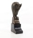 Uil -bronzen beeld sculptuur van een uil-brons-deco - 0 - Thumbnail