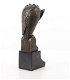 Uil -bronzen beeld sculptuur van een uil-brons-deco - 5 - Thumbnail
