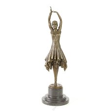 Mis kita-bronzen beeld van een vrouw MISS KITA -brons 
