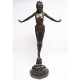 pikante dame-bronzen sculptuur vrouw in bikini -brons - 0 - Thumbnail