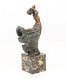 bronzen beel vrouw met een wervelende jurk-brons-deco - 7 - Thumbnail