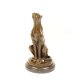 Cheetah - beeld van een zittende Cheetah-brons - 0 - Thumbnail