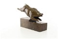 zwijn- bronzen beeld- van een zwijn, art deco stijl - 1 - Thumbnail