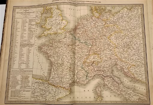 Atlas historique et statistique de Révolution Française 1833 - 0
