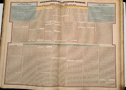 Atlas historique et statistique de Révolution Française 1833 - 5
