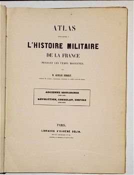 Atlas pour .. l'histoire militaire de la France - 19 Kaarten - 2