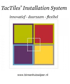 TacTiles installatie systeem voor tapijt tegels