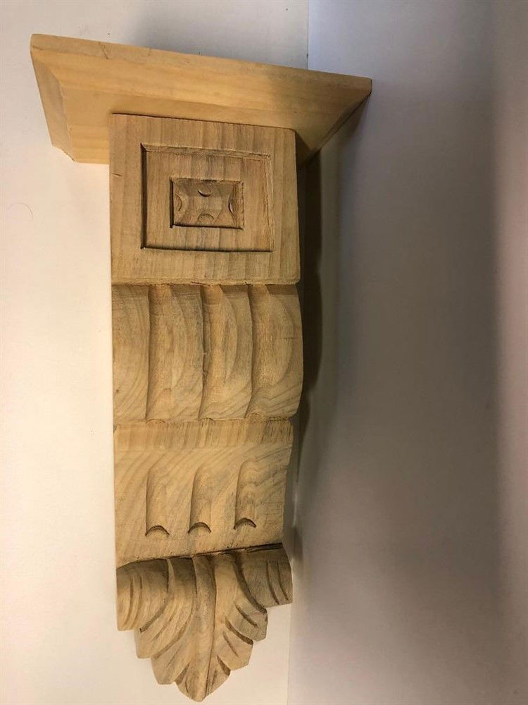 Fraaie set snaks,wandconsole met de hand gesneden hout - Afbeelding 5