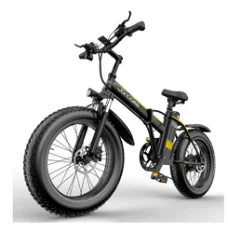 JANOBIKE E20 Fat Tire Electric Folding Mountain Bike 1000W 