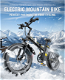 JANOBIKE E20 Fat Tire Electric Folding Mountain Bike 1000W - 1 - Thumbnail