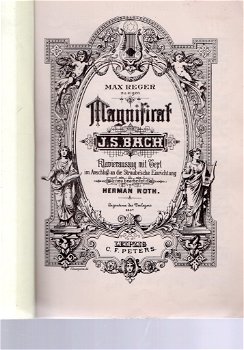 pianouittreksel Magnificat,Oratorium J.S.Bach,latijn tekst - 1