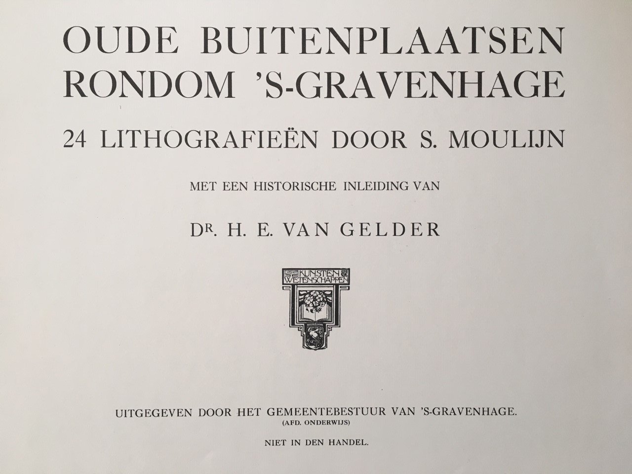 Oude buitenplaatsen rondom 's Gravenhage - H.E. van Gelder - Afbeelding 2