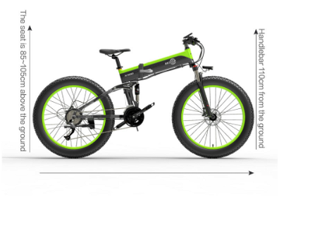 BEZIOR X500 Fat Tire 500W 26*4.0 Speed 35km/h 100KM Range - 6