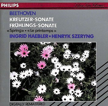 Ingrid Haebler - Beethoven, Henryk Szeryng ‎– Kreutzer-Sonate / Frühlings-Sonate (CD) Nieuw - 0