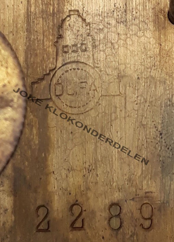 = Staande klok uurwerk = Dufa =45140 - Afbeelding 6