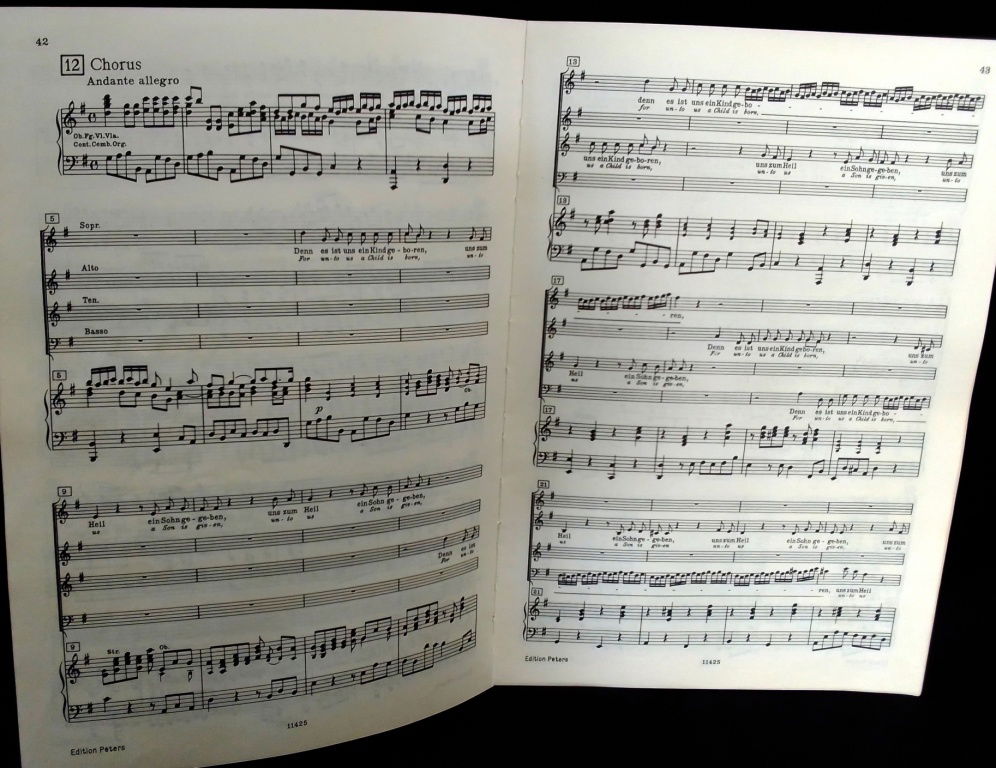 Messiah,Engels/Duits,Oratorium Händel,pianouittreksel,zgst - Afbeelding 6