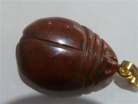 Hanger scarabee jaspis - 0
