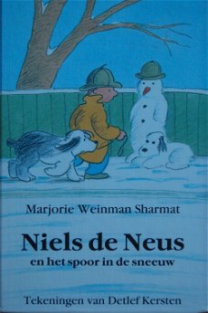 Niels de Neus en het spoor in de sneeuw