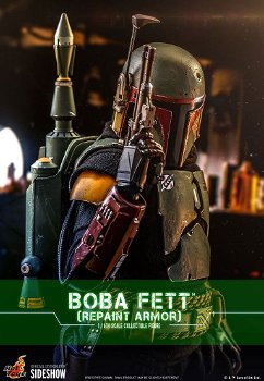 Hot Toys The Mandalorian Boba Fett repaint armor TMS055 - 3