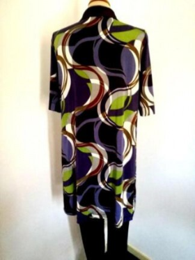 XANDRES blouse jurk retro print - Afbeelding 4