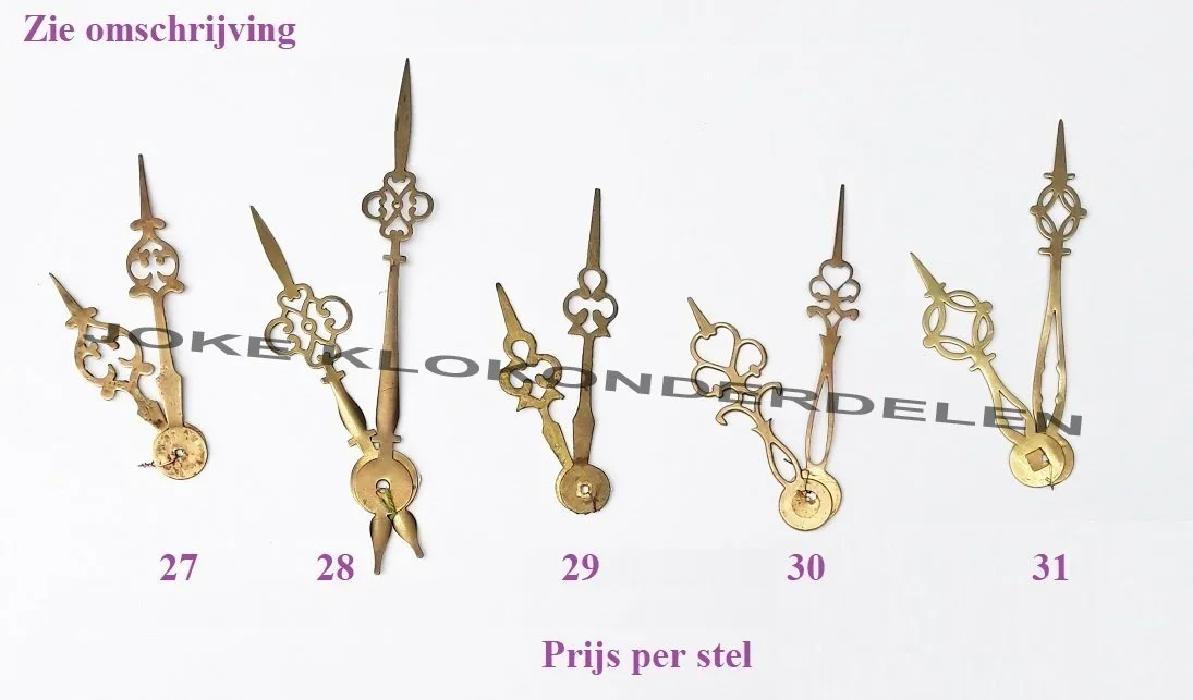 = Wijzers = comtoise = restant =44449 - nr. 1