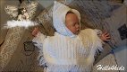 62 baby vestje doop new born voor doop bolero strikjes - 7 - Thumbnail