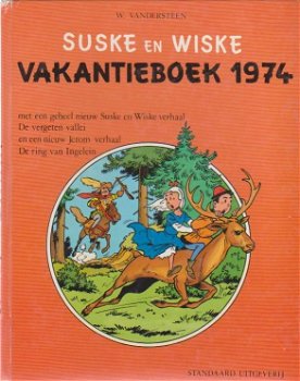 Suske en Wiske Vakantieboek 1974 hardcover - 0