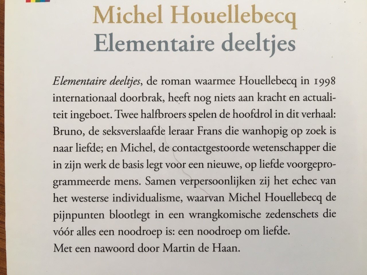Elementaire deeltjes - Michel Houellebecq - Afbeelding 2