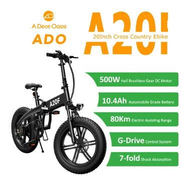 ADO A20F Off-road Electric 35km/h 50km Range SHIMANO 7-Speed - 6